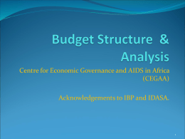 Budget Analysis 1 - Open Society Foundations (OSF)
