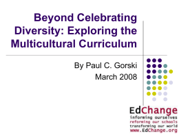 Multicultural Education as Equity and Social Justice