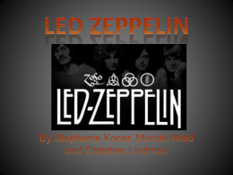 LED ZEPPELIN - Dr. Lipscomb's Splash Screen