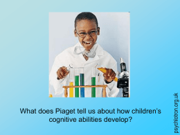 PYB4 – Cognitive Development
