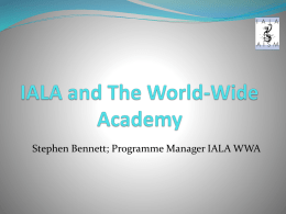 IALA Training Level 1