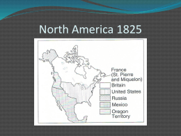 North America 1825