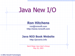 Java New I/O