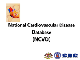 National Cardiovascular Disease Database (NCVD)