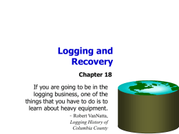 Logging and Recovery