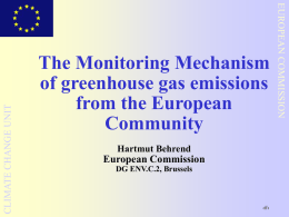EU GHG Monitoring Mechanism