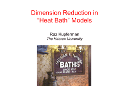PowerPoint Presentation - Variable Reduction in &ldquo;Heat Bath
