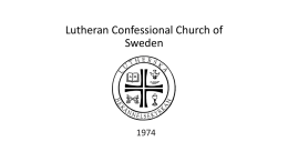 Lutheran Confessional Church of Sweden