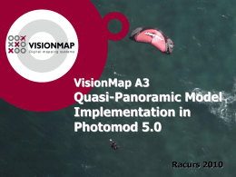 VisionMap A3 from Vision to Maps!