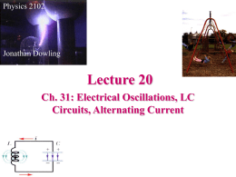 Lecture 17 - Louisiana State University Physics & Astronomy