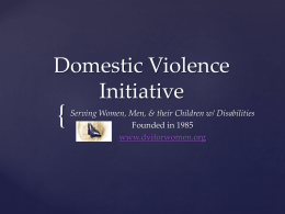 Domestic Violence Initiative