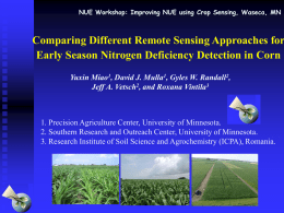 Application of Crop Growth Models in Precision Agriculture