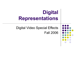 Multimedia Signal Representation