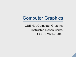 Introduction - Computer Graphics Laboratory at UCSD