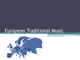 European Traditional Music