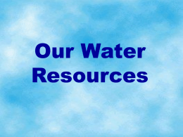Water Resources - Glendale Community College