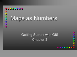 Maps as Numbers