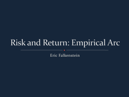 PowerPoint File - Eric Falkenstein's Homepage