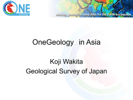 OneGeology in Asia