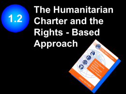 The Humanitarian Charter