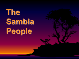 The Sambia People - Fort Lewis College