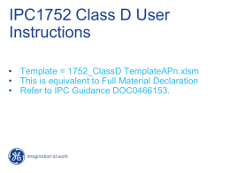IPC1752 Class A