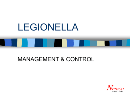 LEGIONELLA - Institution of Occupational Safety and Health