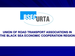 UNION OF ROAD TRANSPORT ASSOCIATIONS IN THE BLACK …