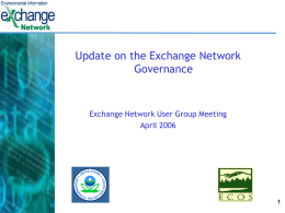 Environmental Information Exchange Network