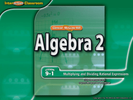 Glencoe Algebra 2