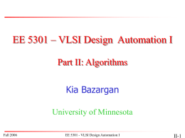 PowerPoint Presentation: EE5301-Algorithms