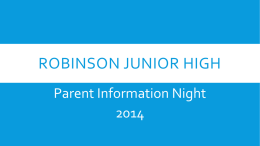 Robinson Junior High