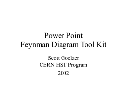 Power Point Feynman Diagram Tool Kit - HST
