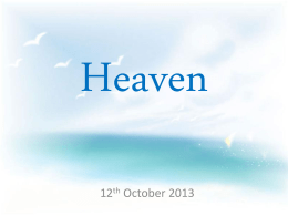 Heaven - Diocese of Lichfield