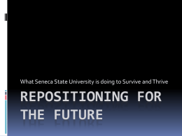 Reposition for the Future - University of West Georgia