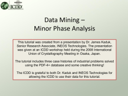 Data Mining – Trace Phase Analysis