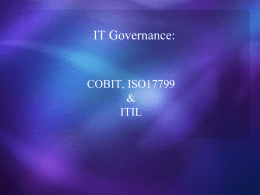 IT Governance:
