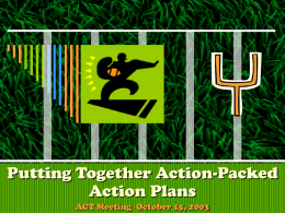 Creating Action-Packed Action Plans