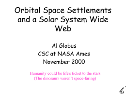 Orbital Space Settlements