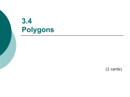3.4 Polygons - Village Christian Schools