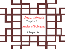 Quadrilaterals - DavisEric.com