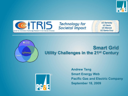 Smart Grid Utility deck - CITRIS