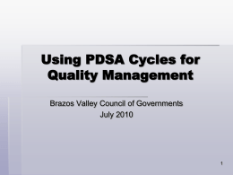 Quality Management - BVCOG