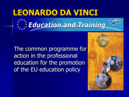EU-Programm „Leonardo da Vinci“