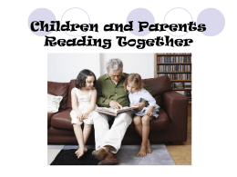 Children and Parents Reading Together