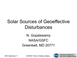Solar Sources of Geomagnetic Activity
