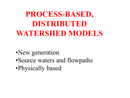 Spatially Distributed Hydrologic Modeling and Scale Issues