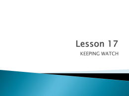 Lesson 17 - University of Rijeka