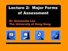 Lecture 2: Assessment of Psychopathology
