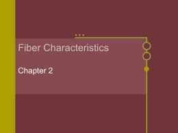 Fiber Characteristics - Kecoughtan Marketing